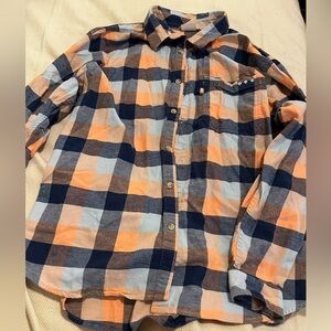 Columbia men’s plaid flannel button down shirt. SZ XL